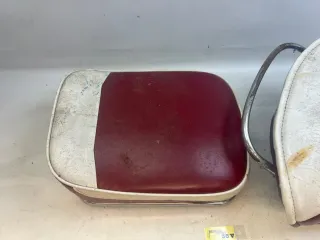 VESPA PX SITZ Sattel Schwingsattel Rot Weiß (38v) - Bild 3