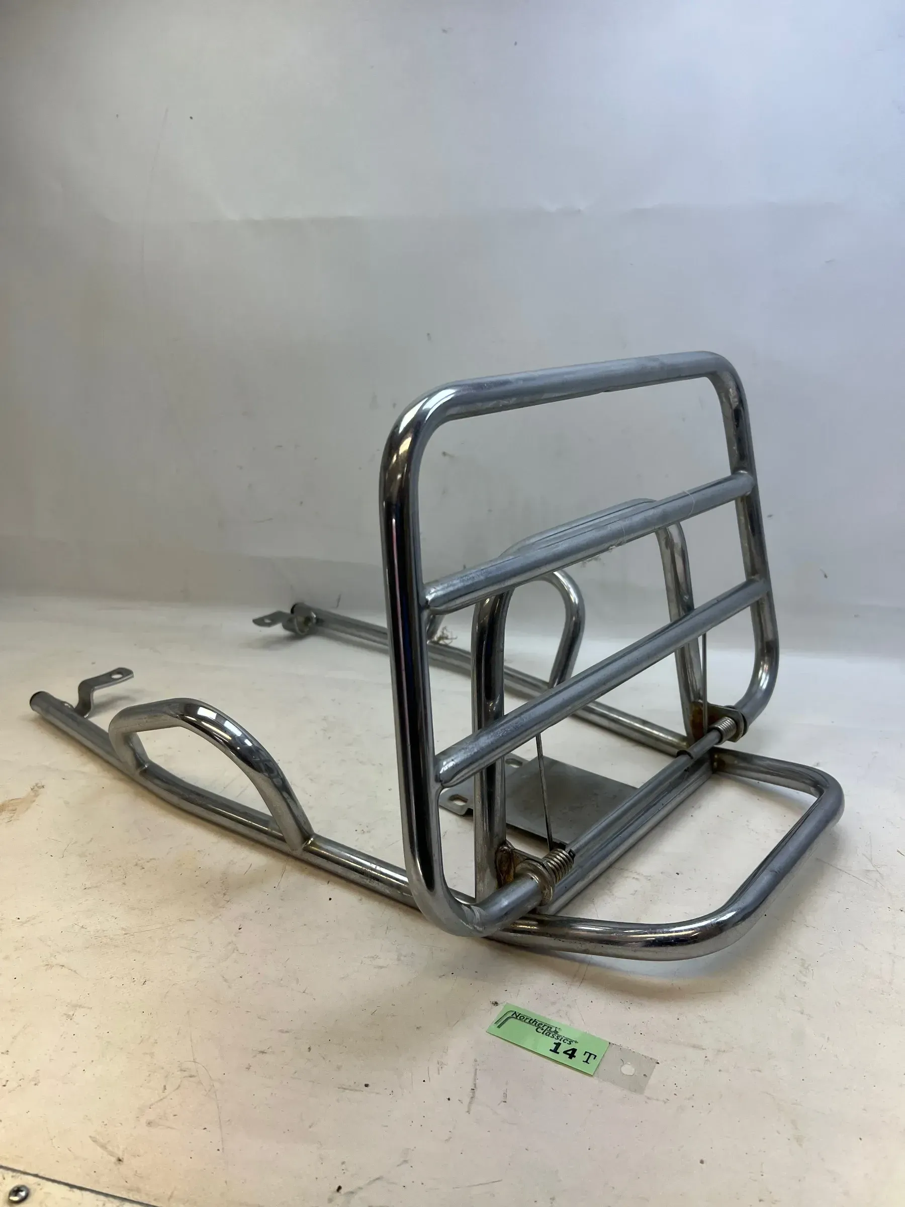ORIGINAL GEPÄCKTRÄGER VESPA PK XL 2 chrom (14t) - Bild 1