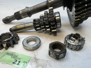 Vespa Piaggio PK S/ XL 1 2, V50 Hauptwelle, Getriebe, Welle (21t) - Bild 3