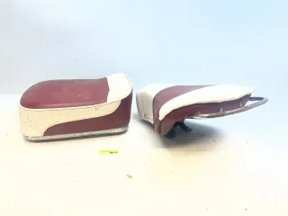 VESPA PX SITZ Sattel Schwingsattel Rot Weiß (38v) - Bild 4