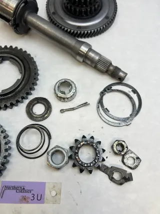 ORIGINAL VESPA COSA 200 GETRIEBE Hauptwelle Nebenwelle  (3u) - Bild 3