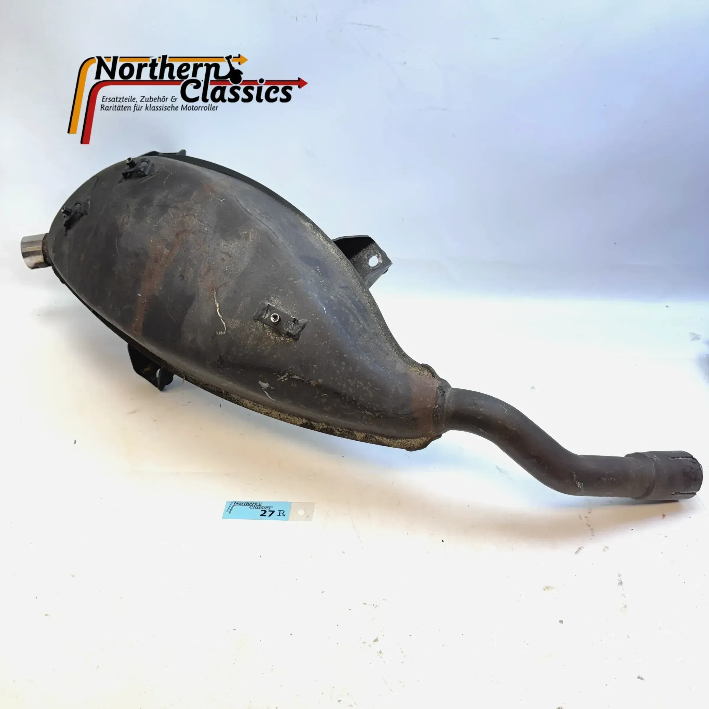 ORIGINAL Vespa GTS 300 Auspuff, Schalldämpfer (27r) - Bild 1