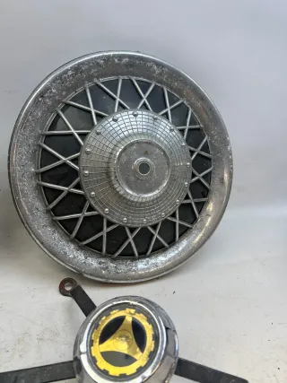 VESPA 10" RADKAPPE Vigano Chrom, Rally, Sprint, PX, PK SET  (46v) - Bild 3