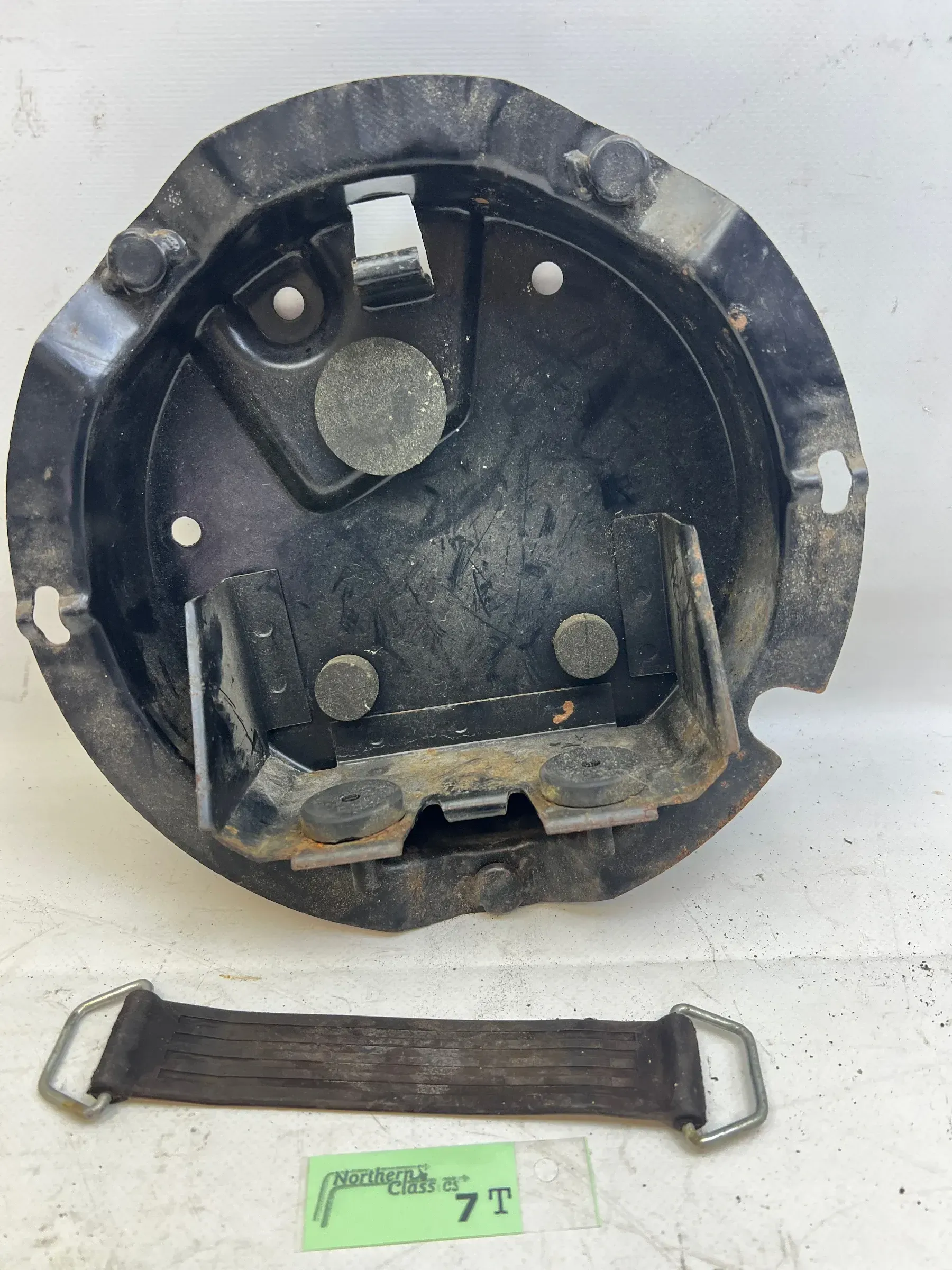 VESPA PK XL BATTERIEHALTER Reserverad Ersatzrad Halter (7t) - Bild 1