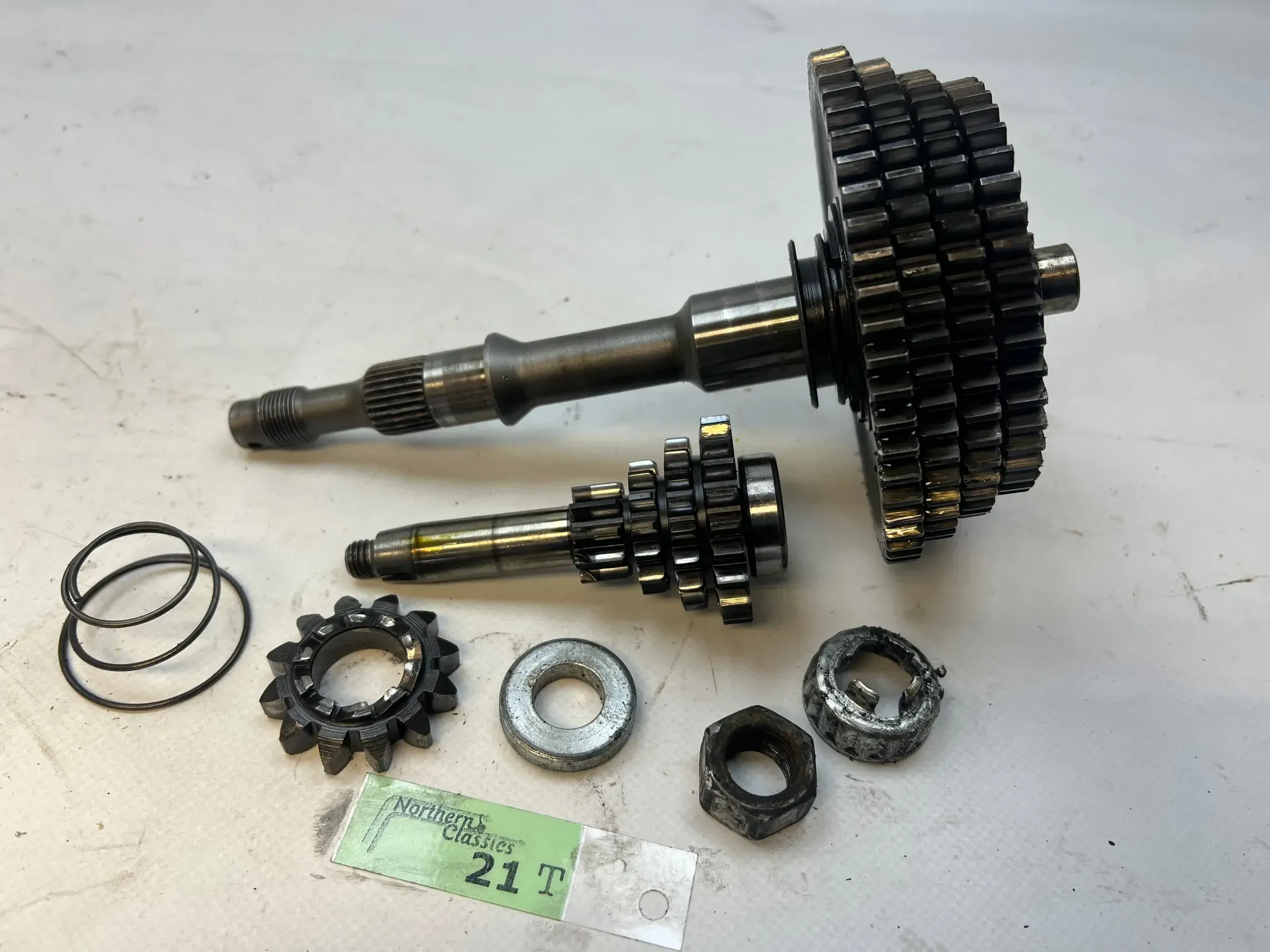 Vespa Piaggio PK S/ XL 1 2, V50 Hauptwelle, Getriebe, Welle (21t) - Bild 1