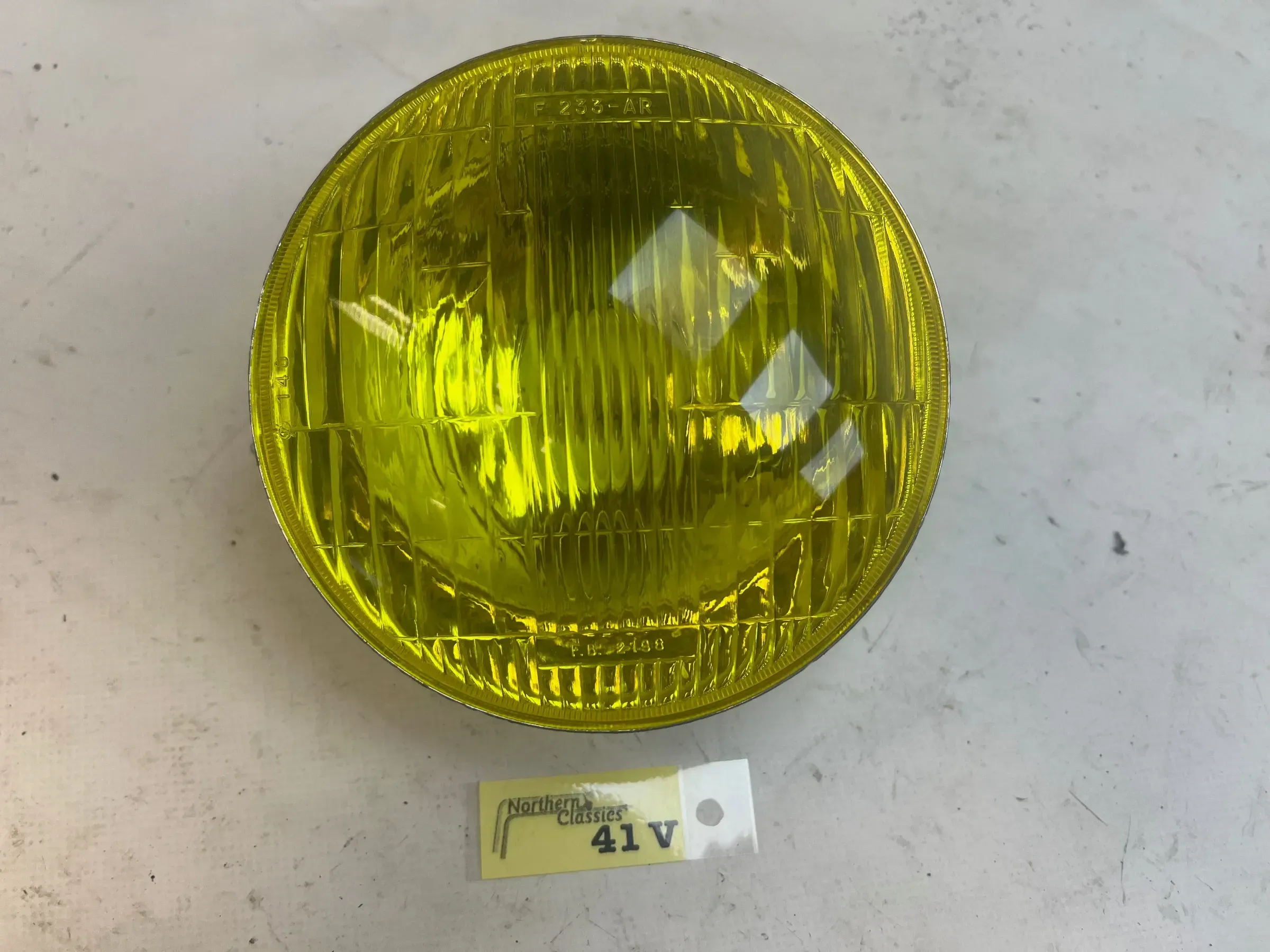 Vespa PX Scheinwerfer in Gelb - Kunsstoff  (41v) - Bild 1