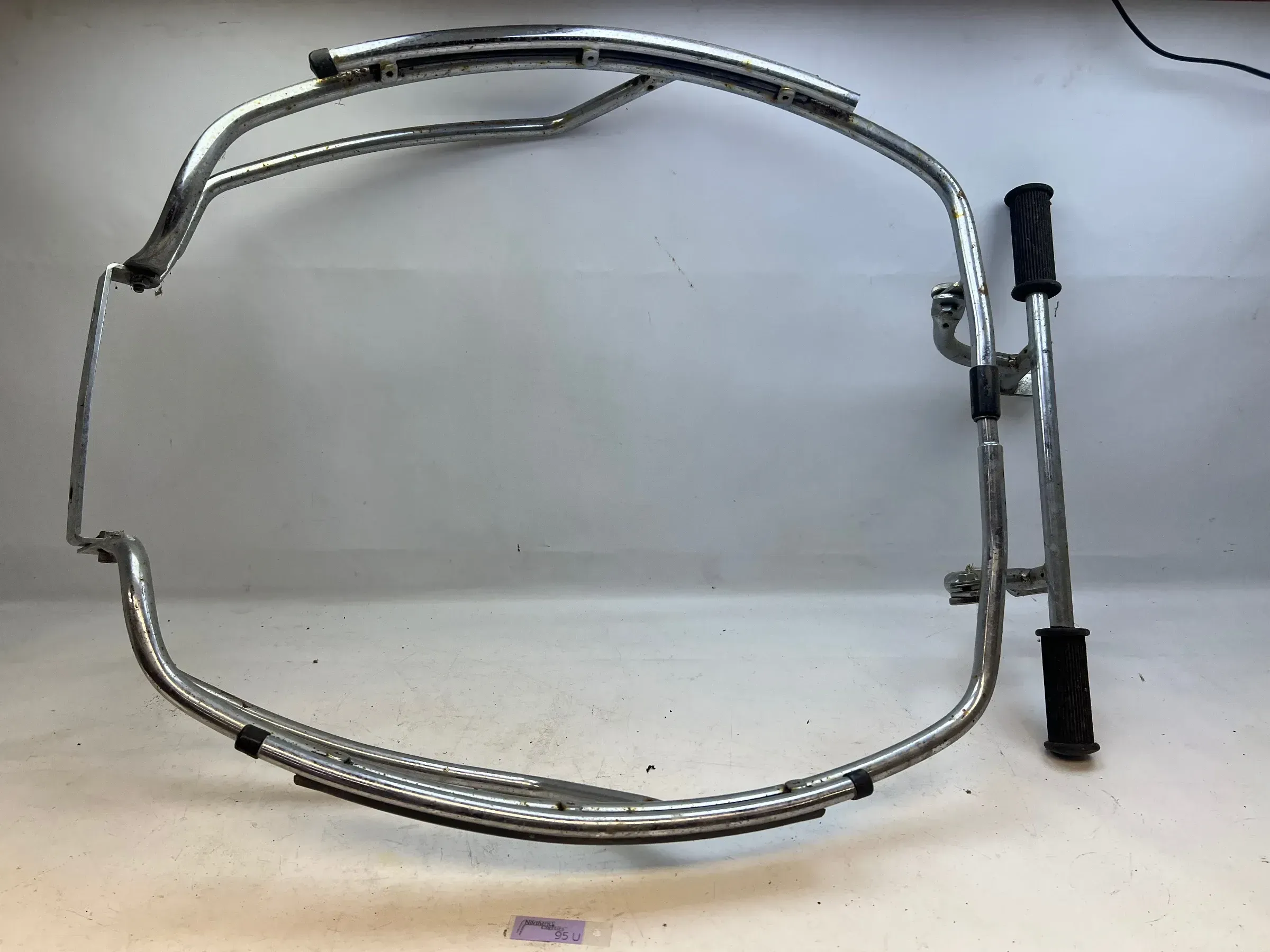 Piaggio Vespa PX T5 Fußrasten Sozius Sturzbügel Rammschutz (95u) - Bild 1